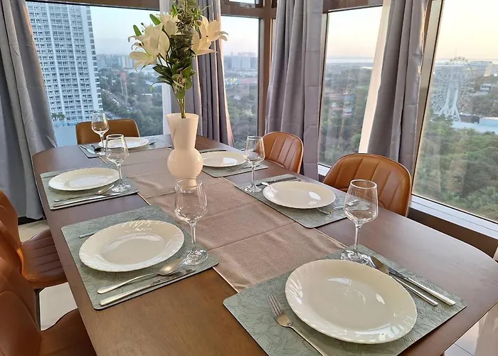 2br Large -93sqm -12pax -pet -free Parking -picc,moa,wtc,ccp Apartamento
