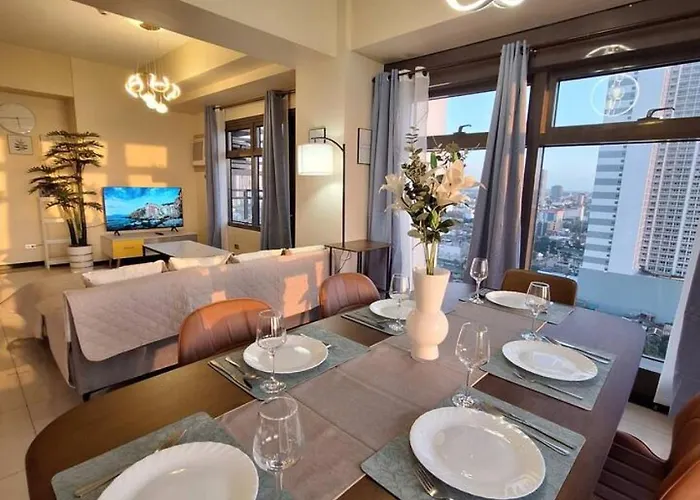 2br Large -93sqm -12pax -pet -free Parking -picc,moa,wtc,ccp Apartamento